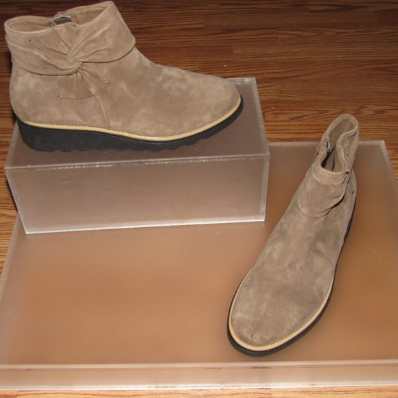 Clarks Sharon Salon Suede Leather Ankle 